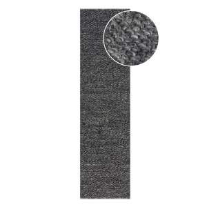 Tmavě šedý ručně tkaný běhoun s příměsí vlny 60×230 cm Minerals – Flair Rugs