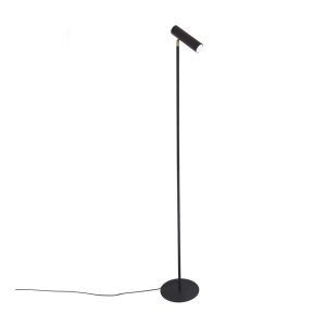 Černá stojací lampa SULION Milan, výška 150 cm