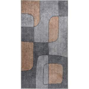 Šedý pratelný koberec 50×80 cm – Vitaus