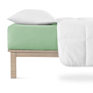 Zelené napínací prostěradlo jersey 140×200 cm Boxspring – Andrea Simone