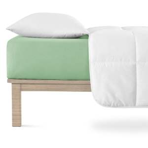Zelené napínací prostěradlo jersey 180×200 cm Boxspring – Andrea Simone