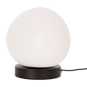Černo-bílá stolní lampa (výška 19 cm) Stones – Candellux Lighting