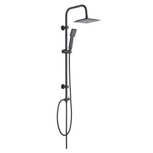 Matně černý sprchový set z nerezové oceli 101 cm Cuadro – Wenko