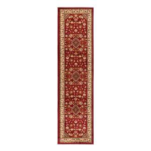 Červený běhoun 66×300 cm Sherborne – Flair Rugs