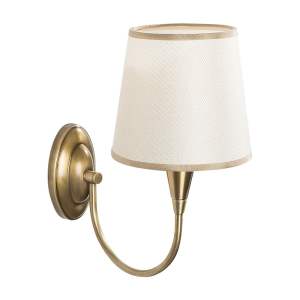 Kovové nástěnné svítidlo ve zlaté barvě Opviq lights Patrick