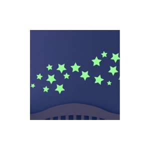 Svítící samolepka Ambiance Simple Stars