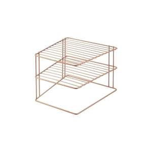 Ocelová přídavná polička v měděné barvě 25×25 cm Palio – Metaltex