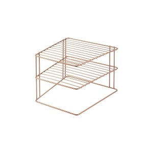 Ocelová přídavná polička v měděné barvě 25×25 cm Palio – Metaltex