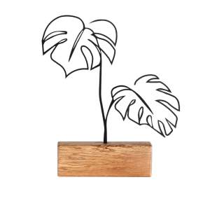 Kovová soška Leaves – Mioli Decor