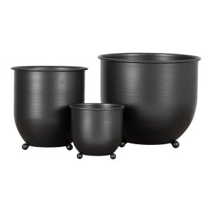 Kovové obaly na květináče v sadě 3 ks ø 22 cm Nova – House Nordic