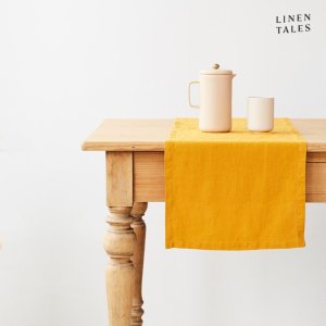 Lněný běhoun na stůl 40×200 cm – Linen Tales