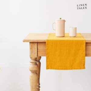 Lněný běhoun na stůl 40×200 cm – Linen Tales