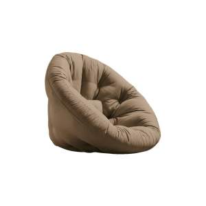 Hnědé křeslo Nido – Karup Design