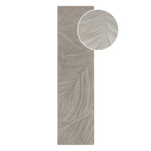 Světle šedý vlněný koberec běhoun 60×230 cm Lino Leaf – Flair Rugs