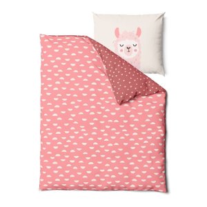Bavlněné dětské povlečení do postýlky 90×130 cm Lama – Bonami Selection