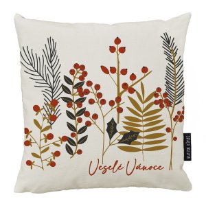 Dekorační polštář s vánočním motivem 45×45 cm – Butter Kings