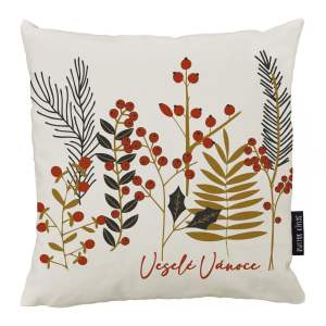 Dekorační polštář s vánočním motivem 45×45 cm – Butter Kings