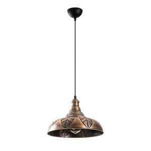 Kovové závěsné svítidlo v měděné barvě Opviq lights Philip