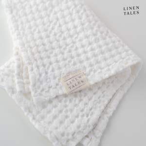 Bílá osuška 100×140 cm Honeycomb – Linen Tales