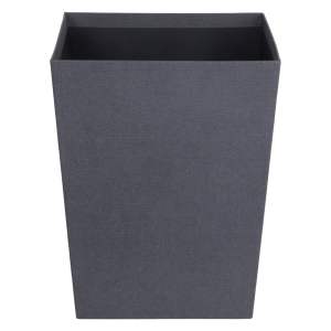 Černý odpadkový koš Sofia Canvas Paper Laminate – Bigso
