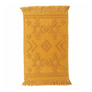 Okrově žlutý pratelný koberec 60×90 cm Cilaos – douceur d’intérieur
