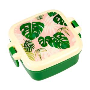 Vzduchotěsný svačinový box Rex London Tropical Palm, 9 x 7 cm