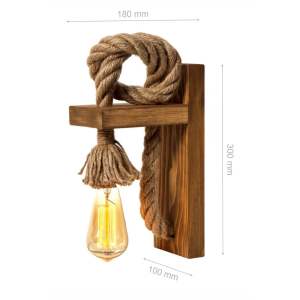 Nástěnné svítidlo v přírodní barvě – Opviq lights