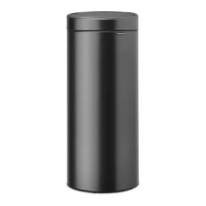 Tmavě šedý dotykový ocelový odpadkový koš 30 l Touch Bin – Brabantia