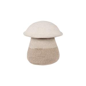 Béžový látkový dětský koš na hračky ø 33×38 cm Mama Mushroom – Lorena Canals