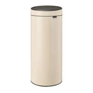 Béžový dotykový ocelový odpadkový koš 30 l Touch Bin – Brabantia