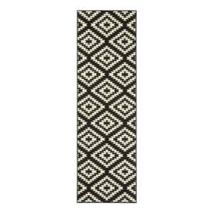 Černo-bílý běhoun Hanse Home Basic Nordic, 80 x 200 cm