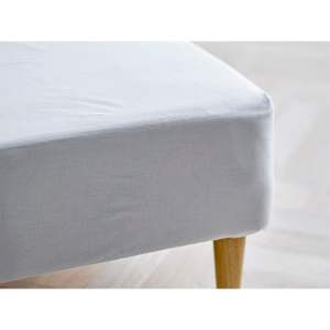 Bílé napínací prostěradlo z Bio bavlny 90×200 cm Calm – Södahl