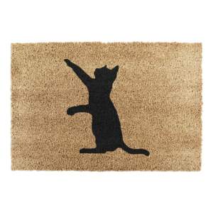 Rohožka z kokosového vlákna 40×60 cm Cat – Artsy Doormats