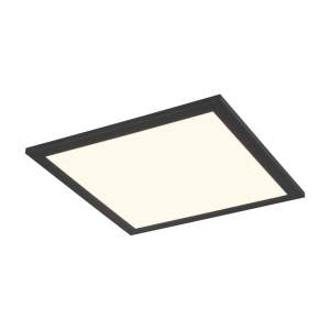 Černé LED stropní svítidlo 29.5×29.5 cm Beta – Trio
