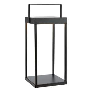 Černá venkovní solární LED lucerna na USB (výška 42 cm) Pure – Markslöjd