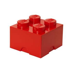 Červený úložný box čtverec LEGO®