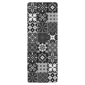 Černý běhoun z PVC 45×120 cm Salou – douceur d’intérieur