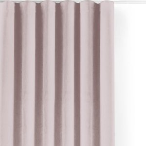Světle růžový sametový dimout závěs 265×300 cm Velto – Filumi