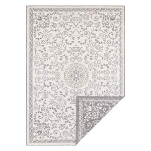 Šedo-krémový venkovní koberec NORTHRUGS Leyte, 120 x 170 cm
