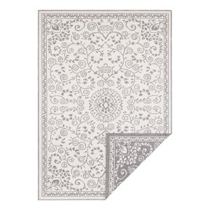 Šedo-krémový venkovní koberec NORTHRUGS Leyte, 120 x 170 cm