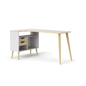 Pracovní stůl v dekoru dubu 145×81 cm Oslo – Tvilum