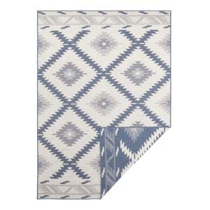 Modro-krémový venkovní koberec NORTHRUGS Malibu, 170 x 120 cm