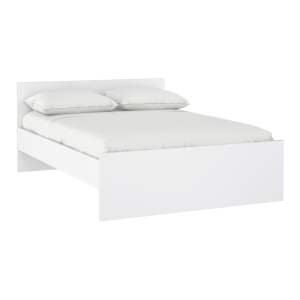 Bílá dvoulůžková postel 140×190 cm Naia – Tvilum