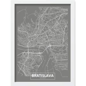 Obraz 40×55 cm Bratislava – Wallity