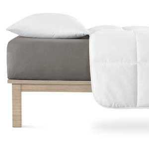 Tmavě šedé napínací prostěradlo jersey 90×200 cm Boxspring – Andrea Simone