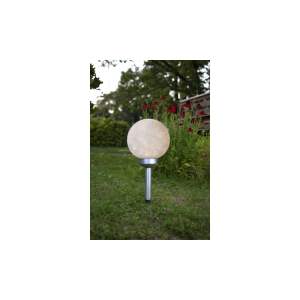 Venkovní kulaté solární LED svítidlo Star Trading Luna, ø 20 cm