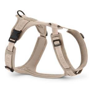 Béžový postroj velikost L délka 42 cm Modena Greige L – MiaCara