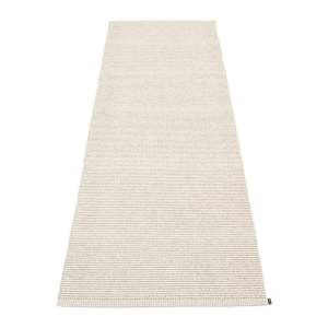 Krémový vnitřní a venkovní běhoun 70×200 cm Mono Linen Vanilla – Pappelina