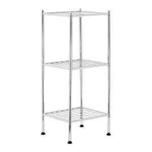 Koupelnový regál ve stříbrné barvě 34×80 cm – Premier Housewares