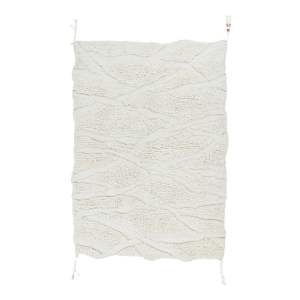 Bílý pratelný ručně tkaný vlněný koberec 170×240 cm Enkang Ivory – Lorena Canals